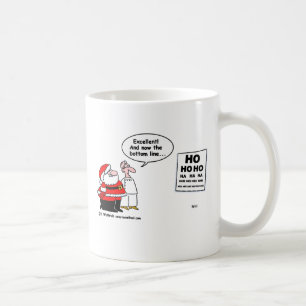 Funny Optometrist und Weihnachten Niedlicher Carto Kaffeetasse