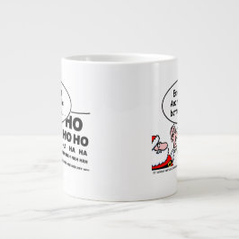 Funny Optometrist Weihnachten Weihnachtsmann Carto Jumbo-Tasse