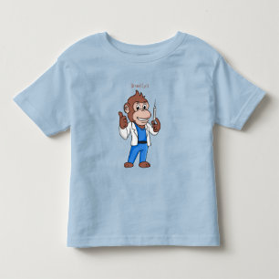 Funny Orang-Utan Cartoon Arzt Kleinkind T-shirt