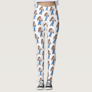 Funny Orang-Utan Cartoon Arzt Leggings