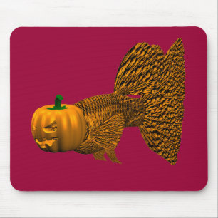 Funny Orange Guppy Mousepad