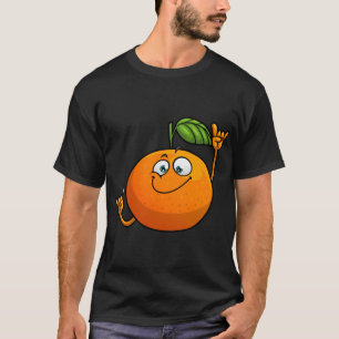 Funny Orange Obstneuheit Design für Männer Frauen  T-Shirt