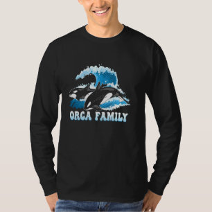 Funny Orca Familienwal Ostsee Niedlich Teen Girls T-Shirt