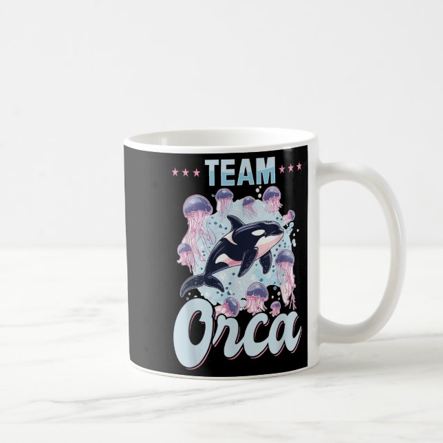 Funny Orca Tierteam Orca Kaffeetasse (Rechts)