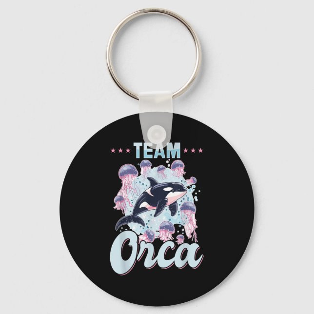 Funny Orca Tierteam Orca Schlüsselanhänger (Vorderseite)