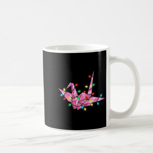 Funny Origami Christmas Graphics Lights Lover  Kaffeetasse (Rechts)
