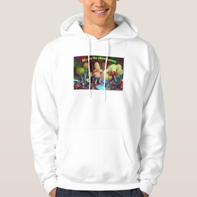 Funny Original Sweatshirt “We are the champignons” (Vorderseite)