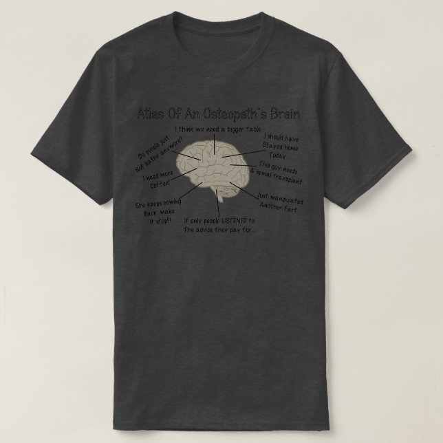 Funny Osteopathischer Arzt Geschenke T-Shirt (Design vorne)