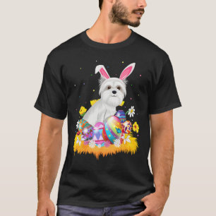 Funny Ostereier Maltese Dog Ostersonntag T-Shirt