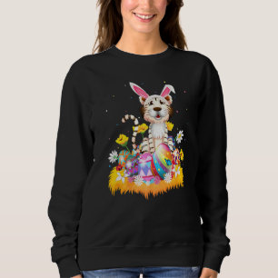 Funny Ostereier Niedlich Weißer Tiger Ostern Sonnt Sweatshirt