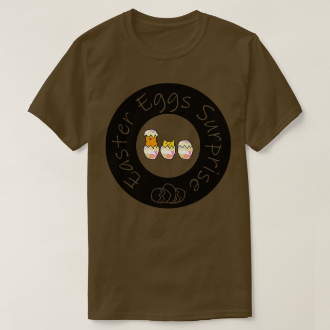 Funny Ostereier Überraschung Kitty Cat T-Shirt (Design vorne)