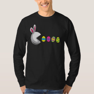 Funny Ostertag Bunny Eating Egs Videos Game Gam T-Shirt