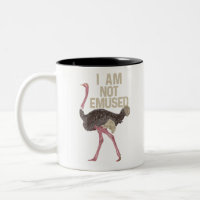 FUNNY OSTRICH BIRD: I Am Not Emused