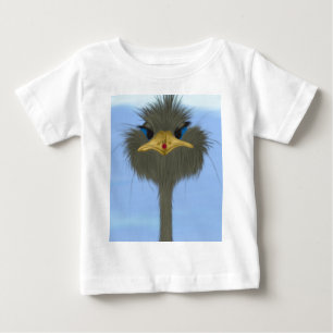 Funny Ostrich George und die Niedliche Ladybug Baby T-shirt