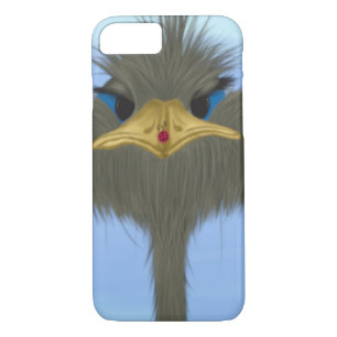 Funny Ostrich George und die Niedliche Ladybug Case-Mate iPhone Hülle