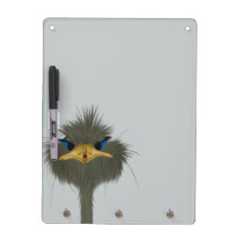 Funny Ostrich George und die Niedliche Ladybug Memoboard