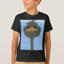 Funny Ostrich George und die Niedliche Ladybug T-Shirt