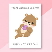 Funny Otter Day Card
