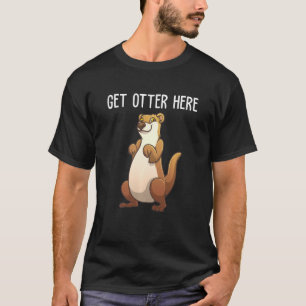 Funny Otter für Männer Frauen Fluss Eurasischer Ri T-Shirt