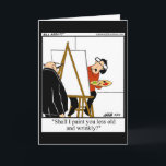 Funny Over Hill Spaß Birthday Card Karte<br><div class="desc">Freuen Sie sich auf das Lachen mit diesem unglaublich witzig Grußkarten des Karikaturisten Bill Abbott über den Hügel, lachen Sie mit Ihrer Liebe und wünschen Ihnen einen guten Geburtstag. Bill Abbotts Cartoon "Spectickles" ist das international syndizierte Comic auch in Hallmark UK, Reader's Digest, Saturday Abend Post und anderen feinen Zeitschriften...</div>