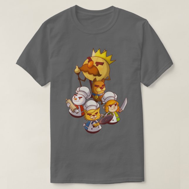 Funny Overcooked Gift Boy Girl T-Shirt (Design vorne)