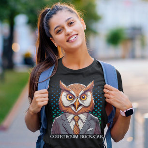 Funny Owl Geschenke für Anwaltskanzlei T-Shirt