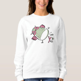 Funny Owl Go Yoga Zitat Funny Quotes Sweatshirt