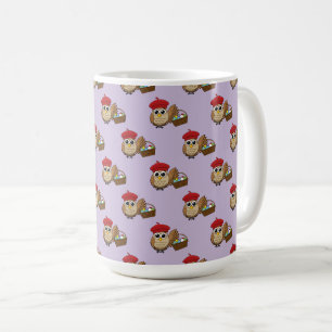 Funny Owl Ostereier Hunt Muster Kaffeetasse