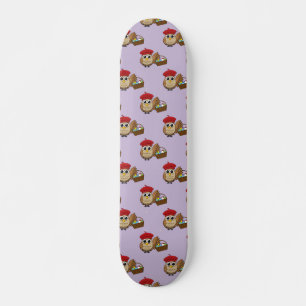 Funny Owl Ostereier Hunt Muster Skateboard