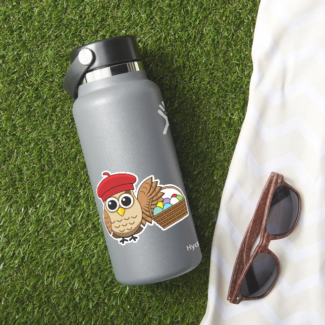 Funny Owl Ostereier Jagd Aufkleber (HydroFlask Insitu)