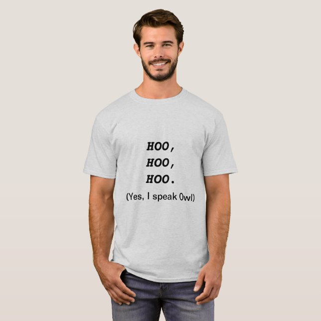 Funny Owl T-Shirt (Vorne ganz)