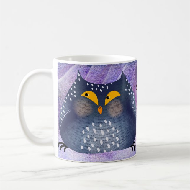 "Funny Owl Tasse Wrap - Niedliche und Unglaublich  (Links)