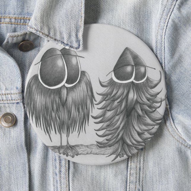 Funny Owls Button (Beispiel)