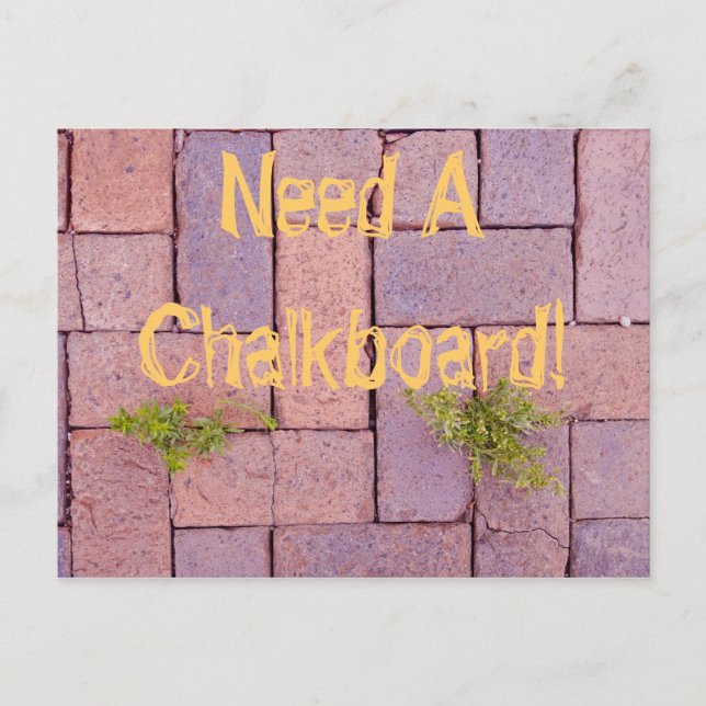 Funny Paares Stones Weeds Walkway Foto Postkarte (Vorderseite)