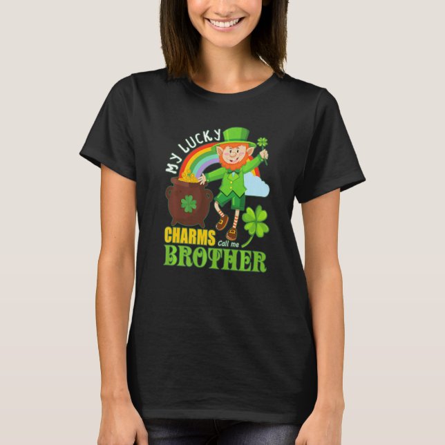 Funny Paddy Day St Patricks Lucky Charts Call Me B T-Shirt (Vorderseite)