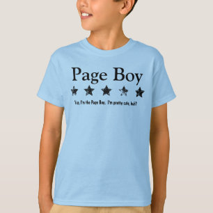 Funny Page Boy Grunge Stars Individuelle Name A01 T-Shirt