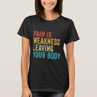 Funny Pain is Schwäche - Uni Erwachsene T-Shirt