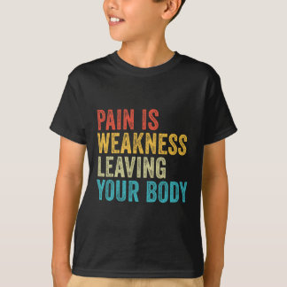 Funny Pain is Schwäche - Uni Erwachsene T-Shirt