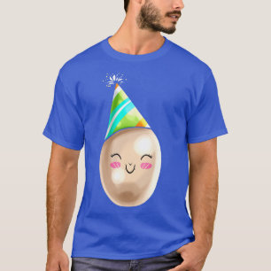 Funny Painted Ei mit Party Hut Kone für Ostern T-Shirt