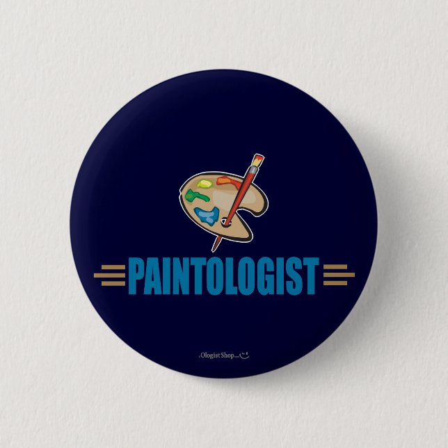 Funny Painter Button (Vorderseite)