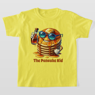 Funny Pancake Kind fügen Text T-Shirt