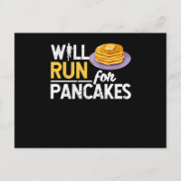 Funny Pancake Liebhaber Marathon Läufer