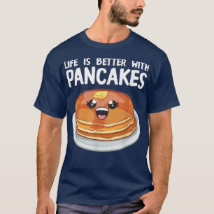 Funny Pancakes Art Men Brunch Frühstück Panc T-Shirt