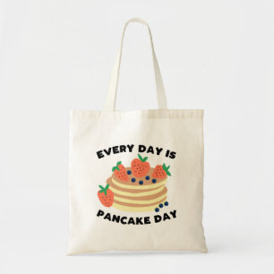Funny Pancakes Slogan Totasche Tragetasche