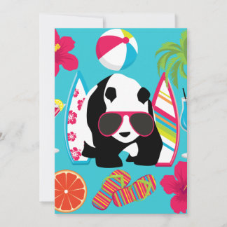 Funny Panda Bear Beach Bum Coole Sonnenbrille Surf