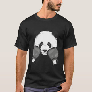 Funny Panda Boxing Cool Animal Lover Gloves Boxer T-Shirt