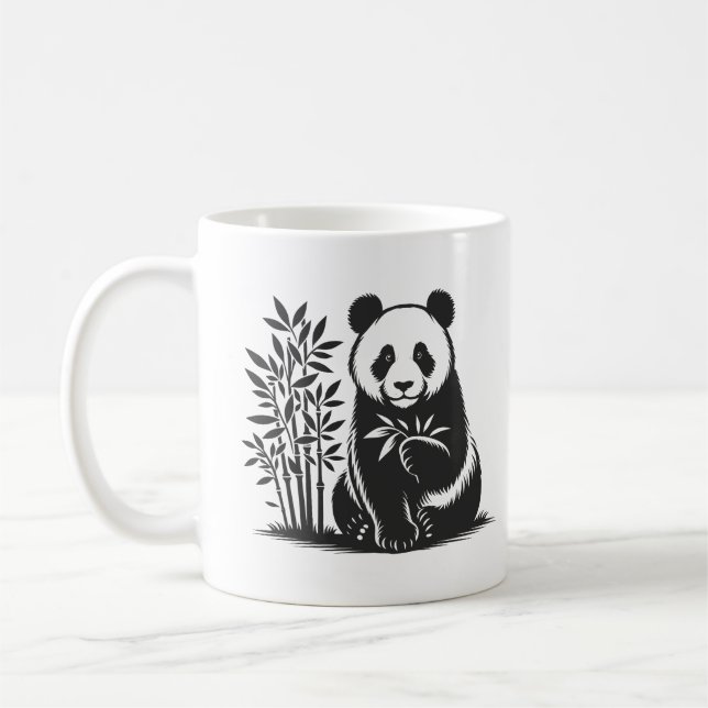 Funny Panda Kaffeetasse (Links)