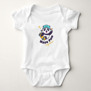 Funny Panda Niedlich für Tiere Lover Baby Strampler