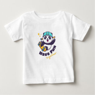 Funny Panda Niedlich für Tiere Lover Baby T-shirt