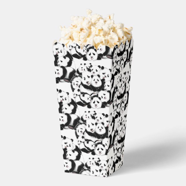 Funny Panda Popcorn Box Geschenkschachtel (Geplatzt)